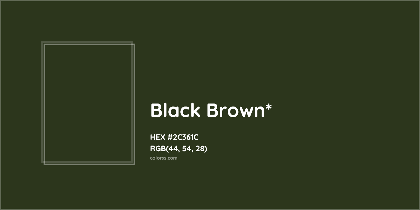HEX #2C361C Color Name, Color Code, Palettes, Similar Paints, Images