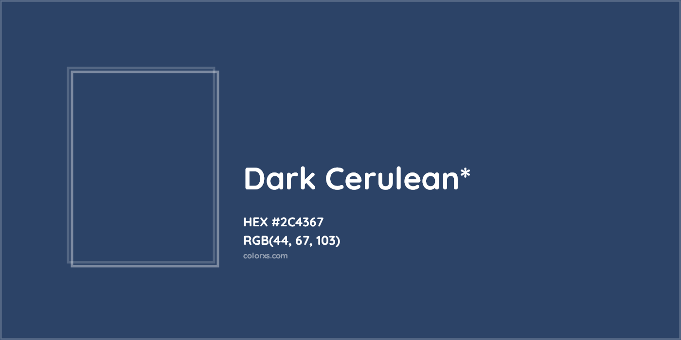 HEX #2C4367 Color Name, Color Code, Palettes, Similar Paints, Images