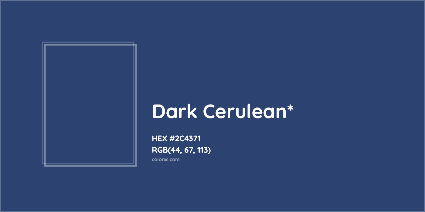 HEX #2C4371 Color Name, Color Code, Palettes, Similar Paints, Images