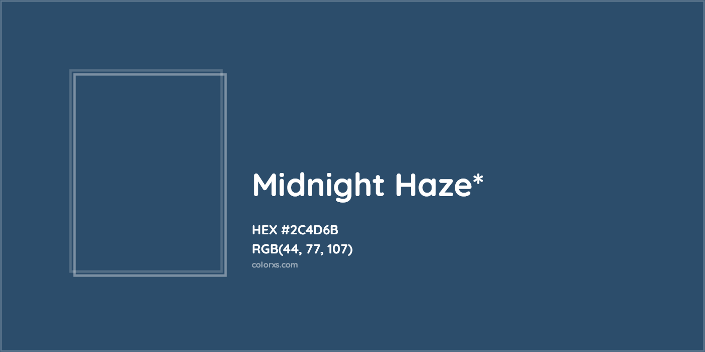 HEX #2C4D6B Color Name, Color Code, Palettes, Similar Paints, Images