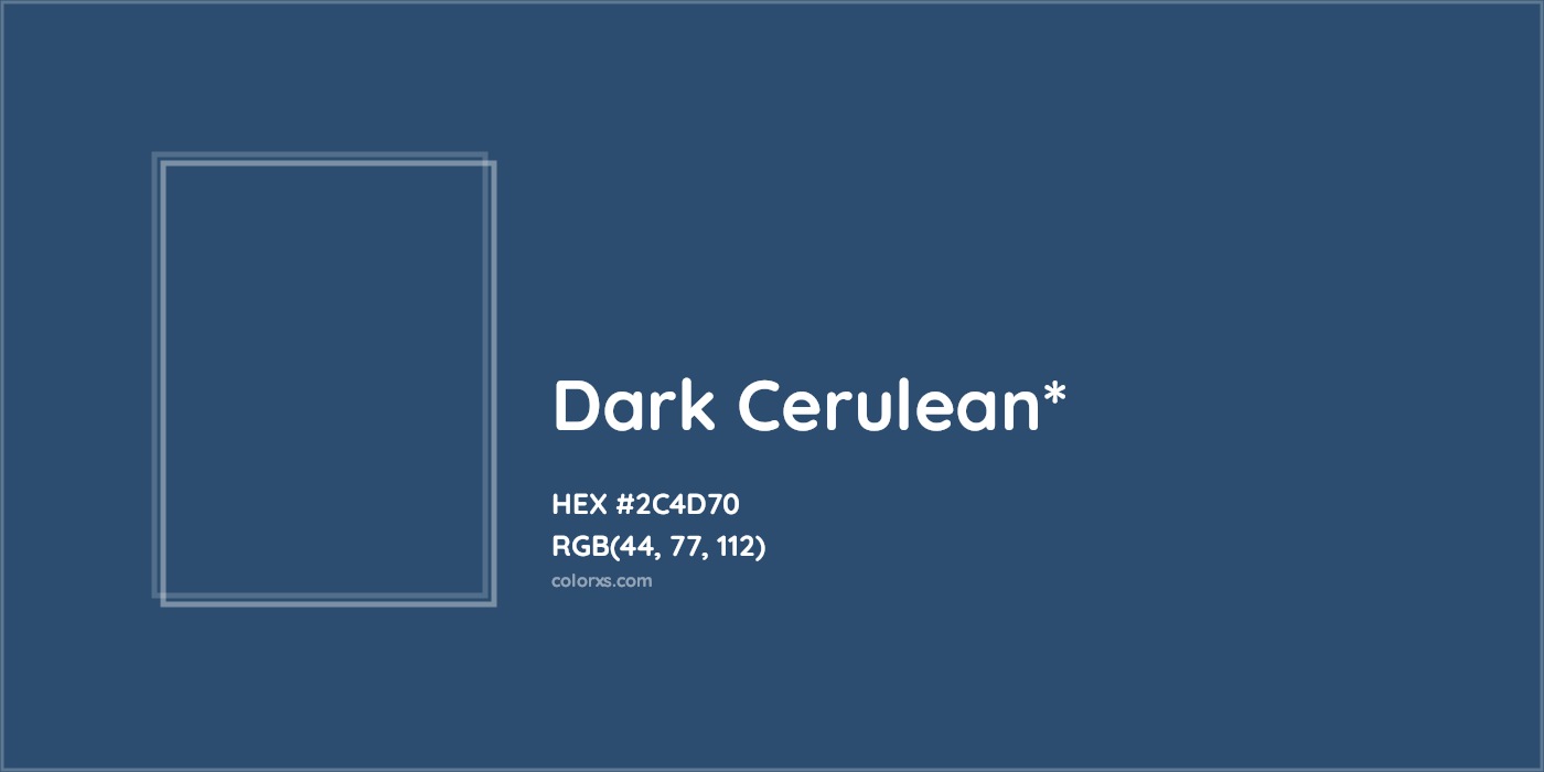 HEX #2C4D70 Color Name, Color Code, Palettes, Similar Paints, Images