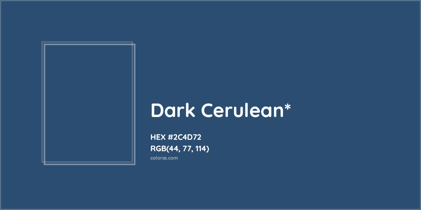 HEX #2C4D72 Color Name, Color Code, Palettes, Similar Paints, Images