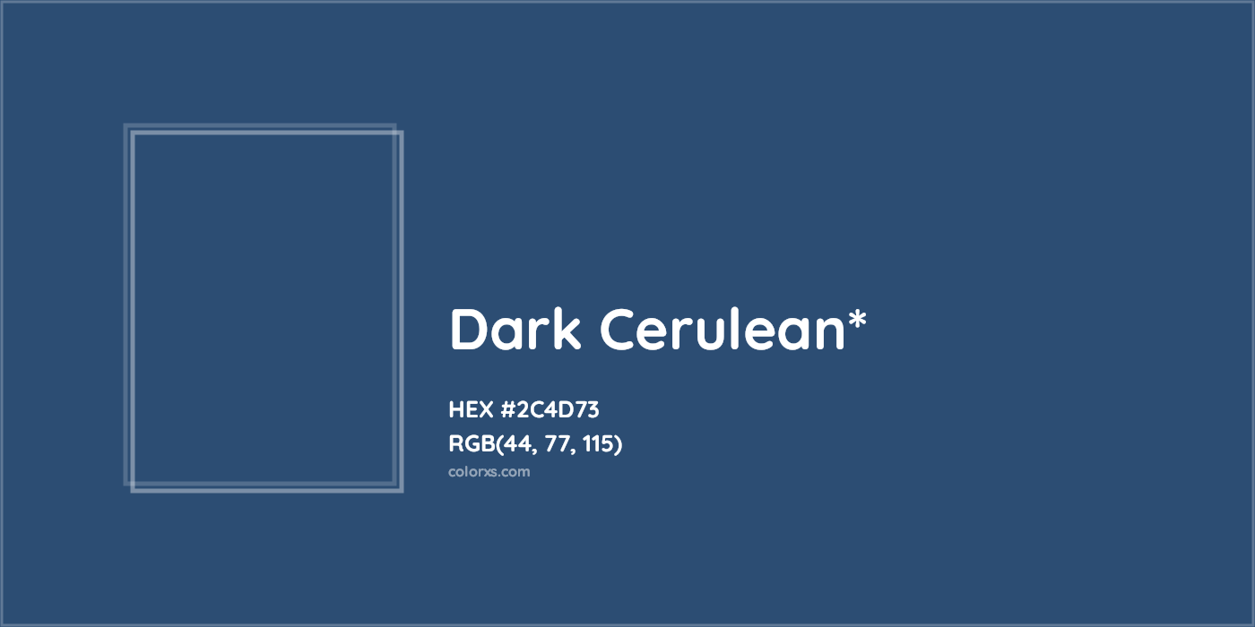 HEX #2C4D73 Color Name, Color Code, Palettes, Similar Paints, Images