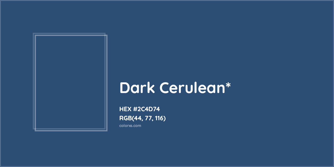 HEX #2C4D74 Color Name, Color Code, Palettes, Similar Paints, Images