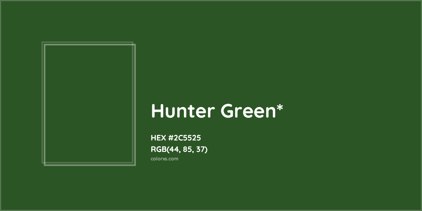HEX #2C5525 Color Name, Color Code, Palettes, Similar Paints, Images