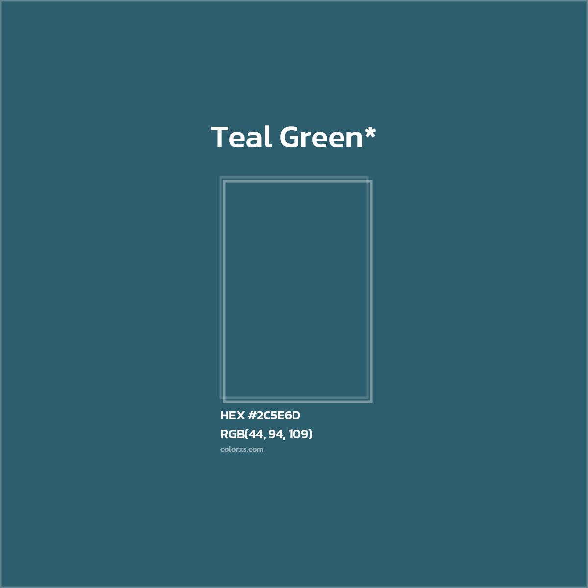 HEX #2C5E6D Color Name, Color Code, Palettes, Similar Paints, Images