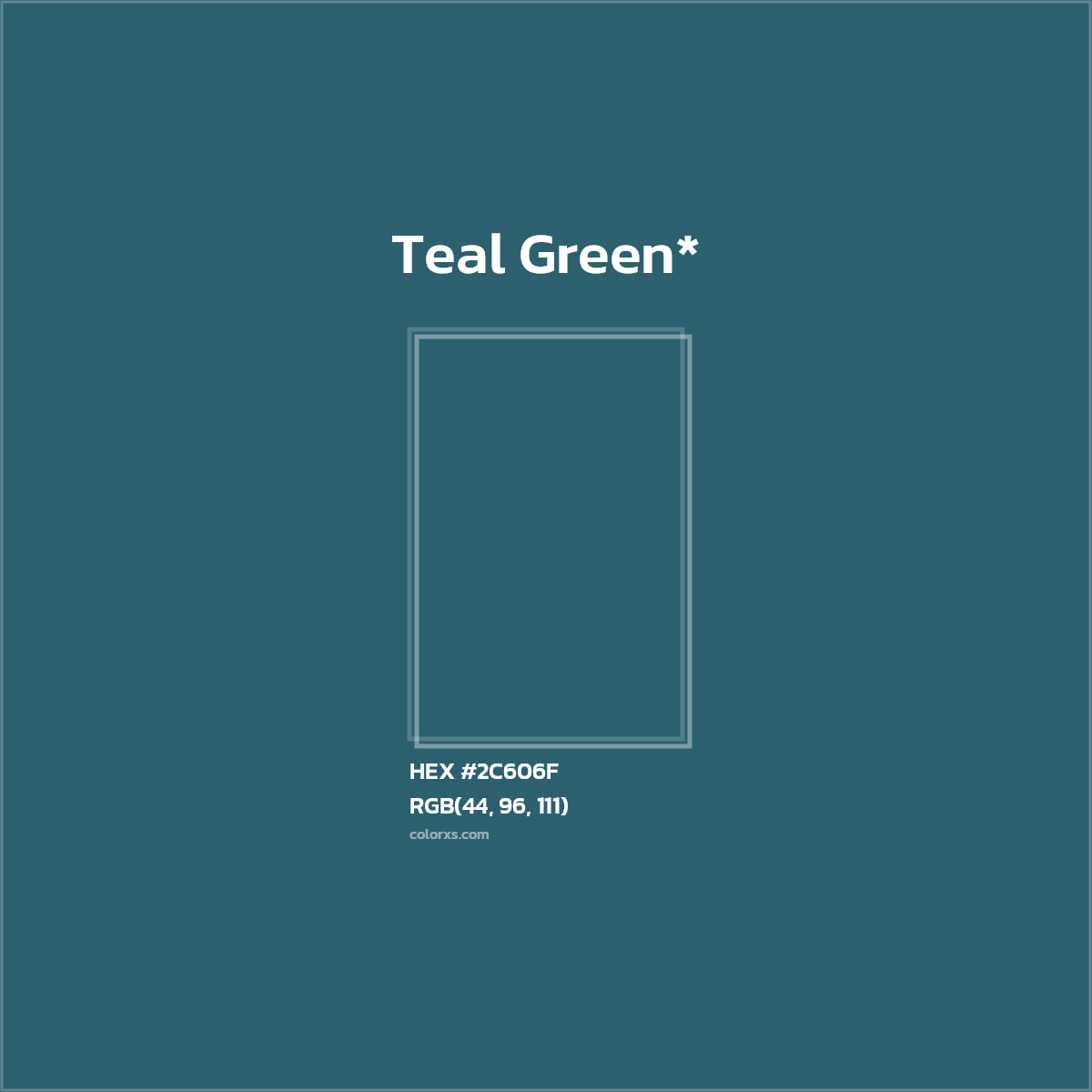HEX #2C606F Color Name, Color Code, Palettes, Similar Paints, Images
