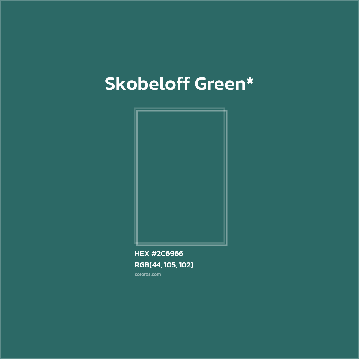 HEX #2C6966 Color Name, Color Code, Palettes, Similar Paints, Images