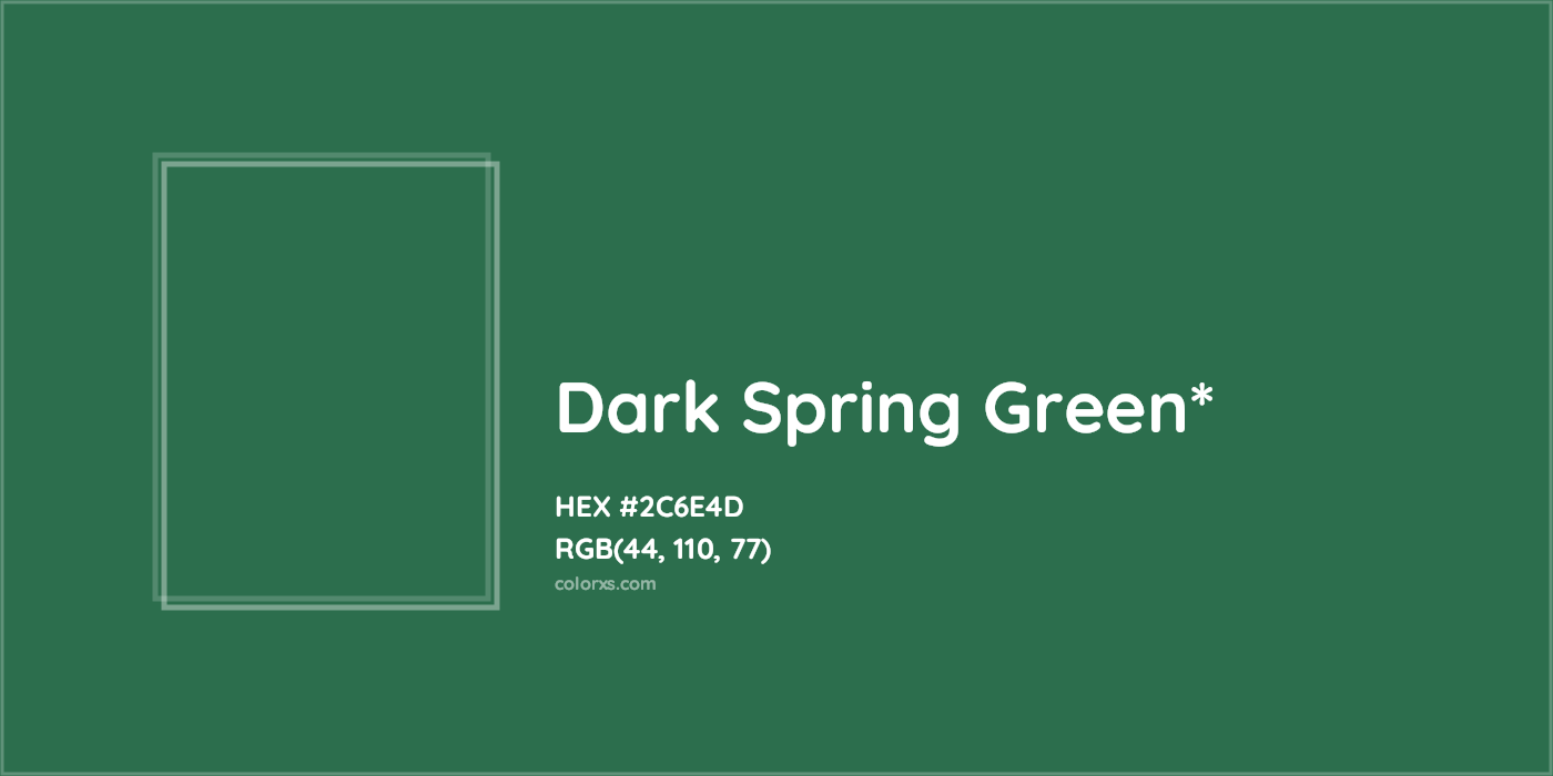 HEX #2C6E4D Color Name, Color Code, Palettes, Similar Paints, Images