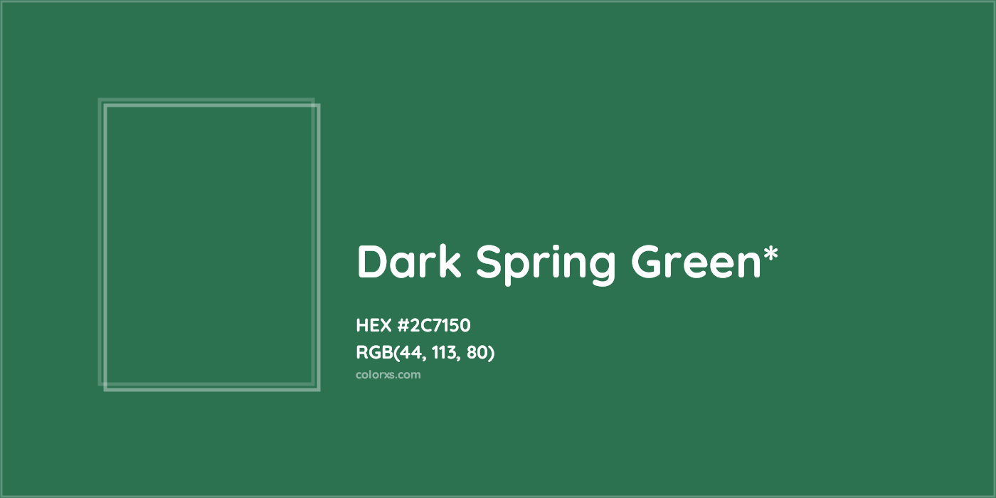 HEX #2C7150 Color Name, Color Code, Palettes, Similar Paints, Images