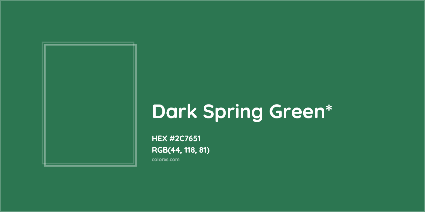 HEX #2C7651 Color Name, Color Code, Palettes, Similar Paints, Images