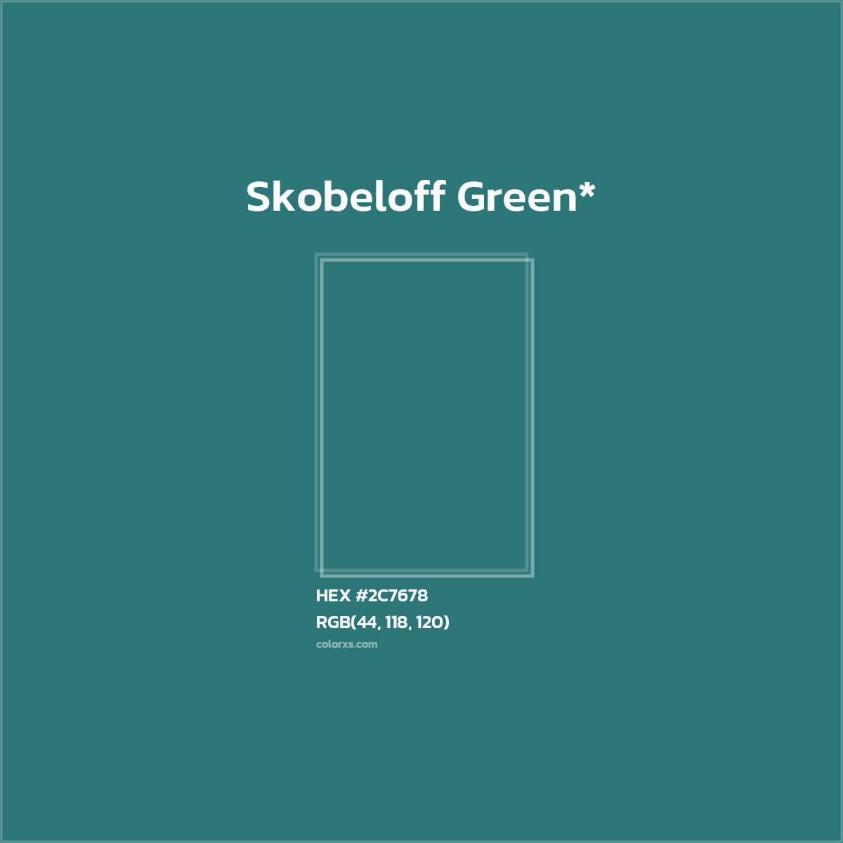 HEX #2C7678 Color Name, Color Code, Palettes, Similar Paints, Images