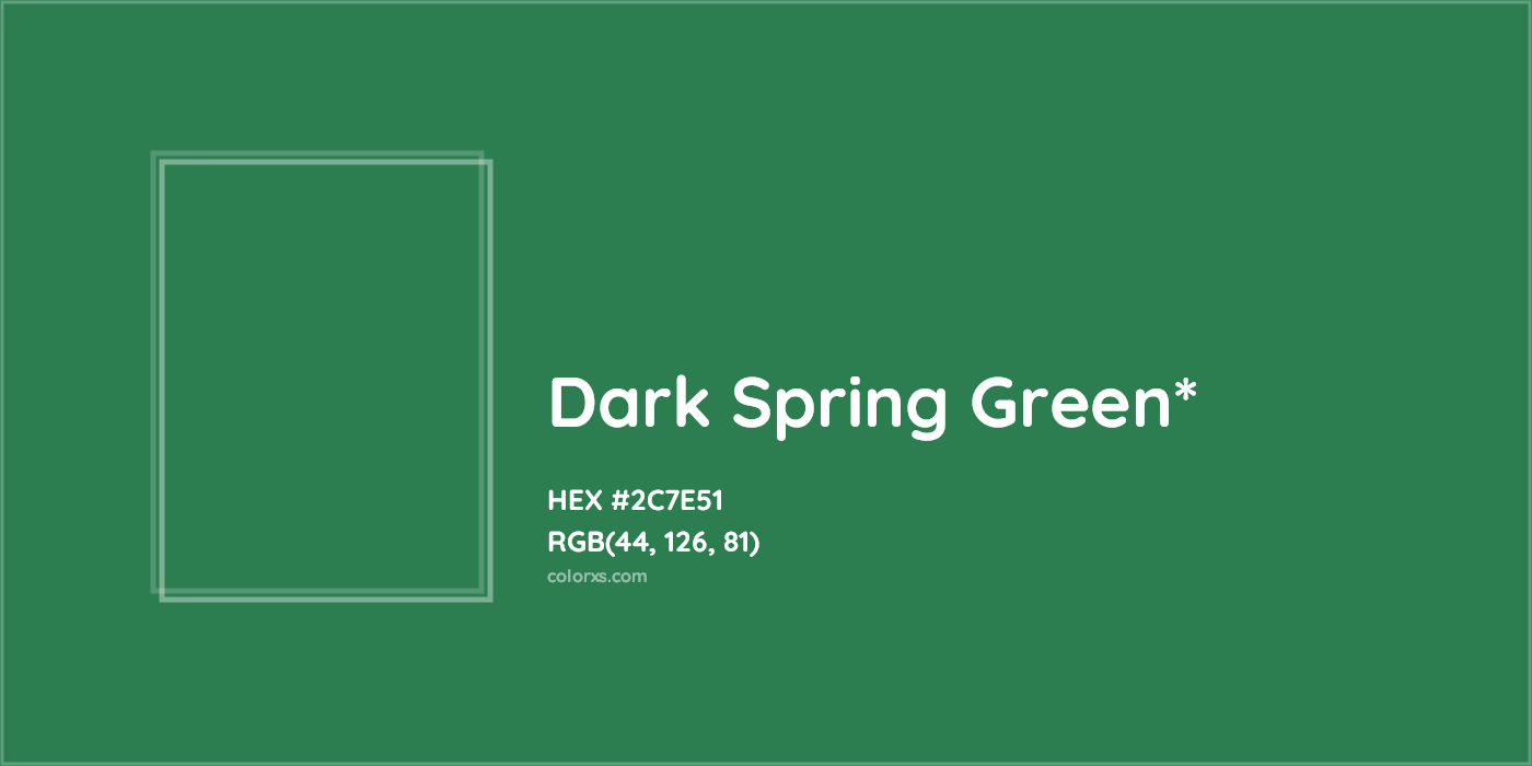HEX #2C7E51 Color Name, Color Code, Palettes, Similar Paints, Images