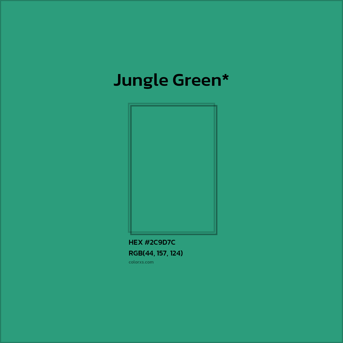 HEX #2C9D7C Color Name, Color Code, Palettes, Similar Paints, Images