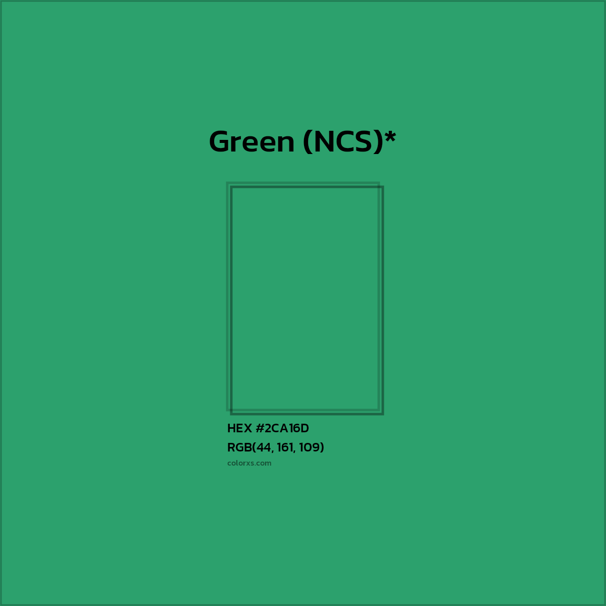 HEX #2CA16D Color Name, Color Code, Palettes, Similar Paints, Images