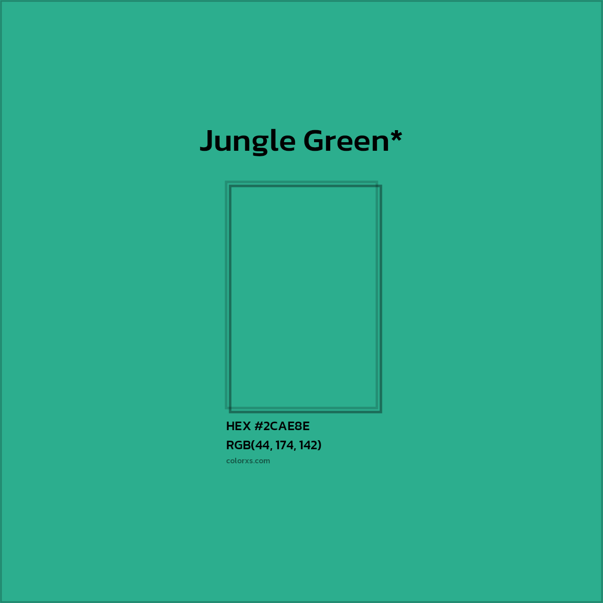 HEX #2CAE8E Color Name, Color Code, Palettes, Similar Paints, Images