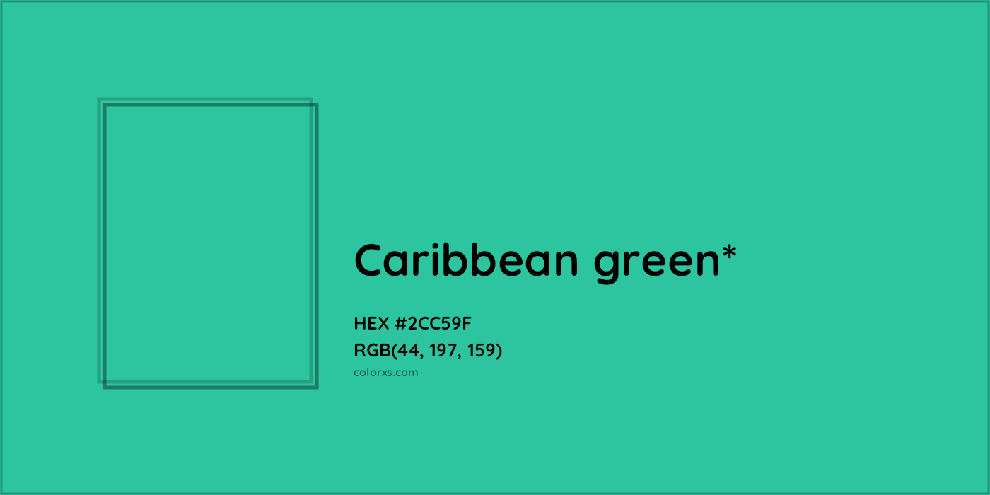 HEX #2CC59F Color Name, Color Code, Palettes, Similar Paints, Images