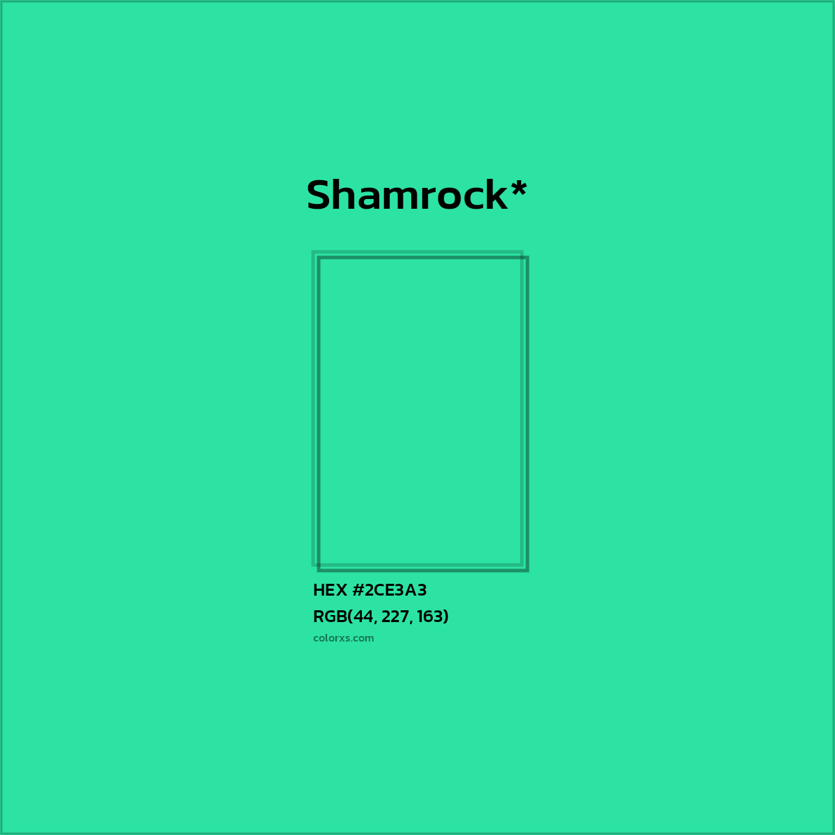 HEX #2CE3A3 Color Name, Color Code, Palettes, Similar Paints, Images