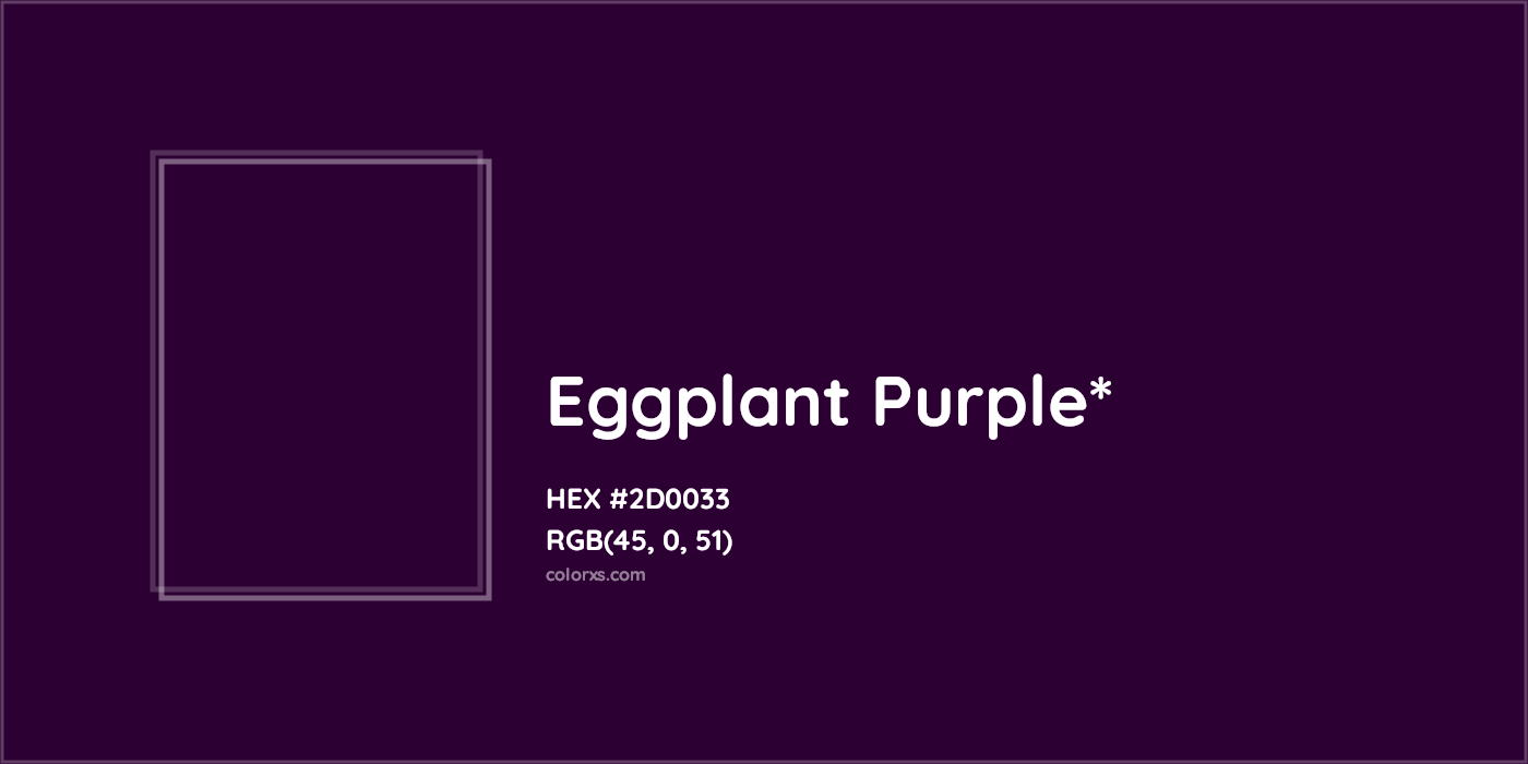 HEX #2D0033 Color Name, Color Code, Palettes, Similar Paints, Images