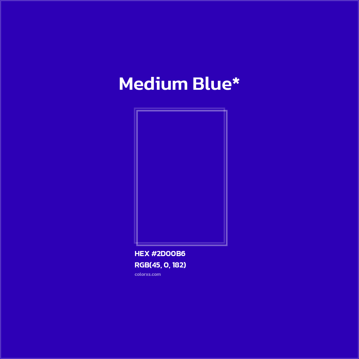 HEX #2D00B6 Color Name, Color Code, Palettes, Similar Paints, Images