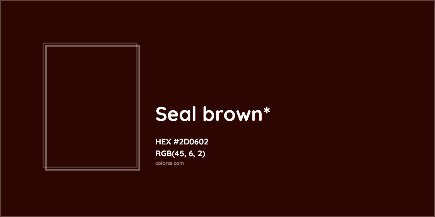 HEX #2D0602 Color Name, Color Code, Palettes, Similar Paints, Images