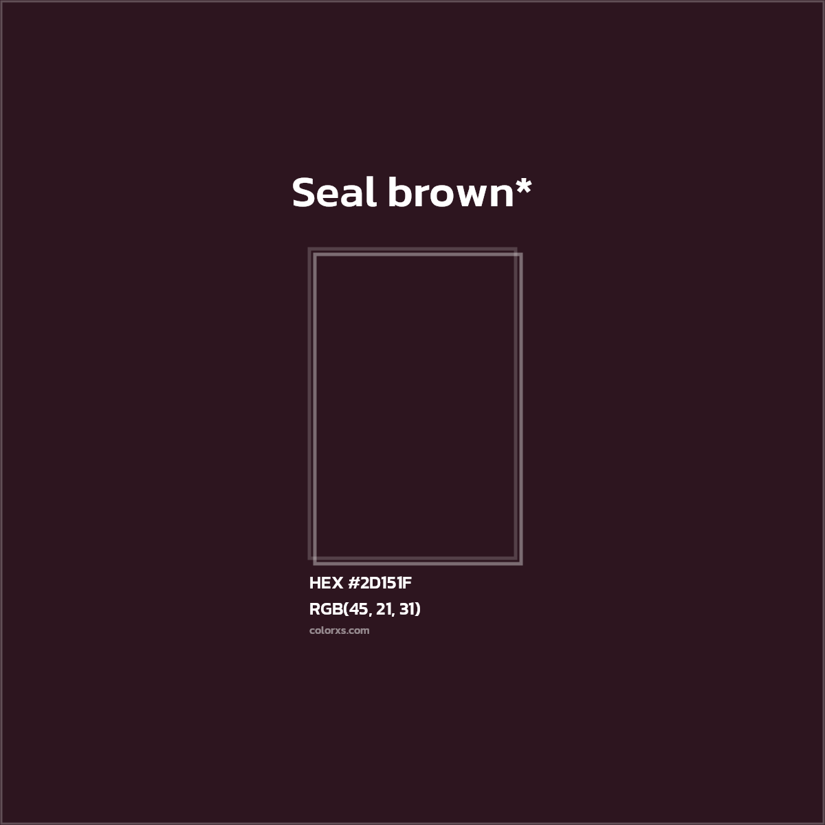 HEX #2D151F Color Name, Color Code, Palettes, Similar Paints, Images