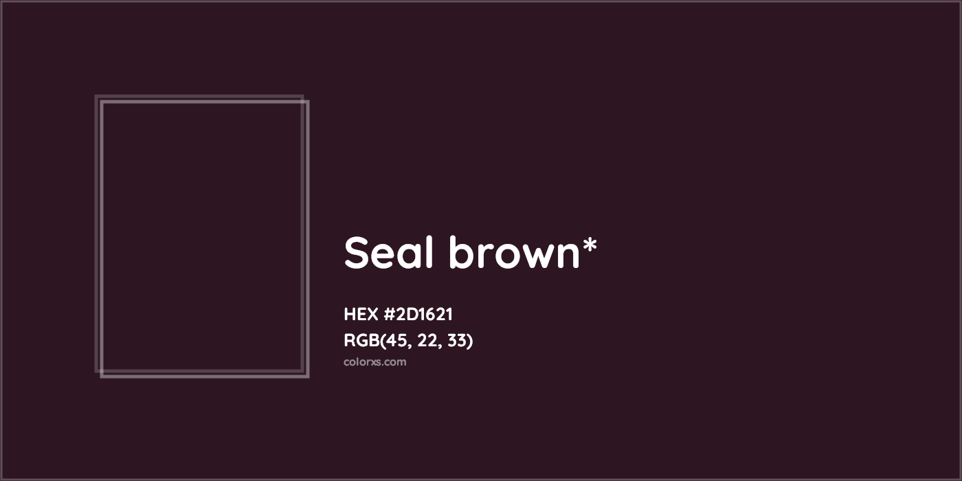 HEX #2D1621 Color Name, Color Code, Palettes, Similar Paints, Images