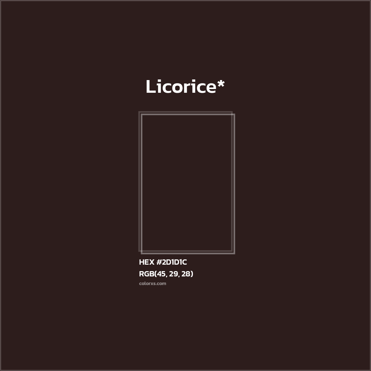 HEX #2D1D1C Color Name, Color Code, Palettes, Similar Paints, Images