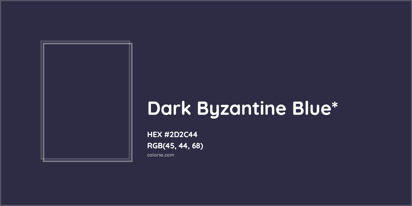 HEX #2D2C44 Color Name, Color Code, Palettes, Similar Paints, Images