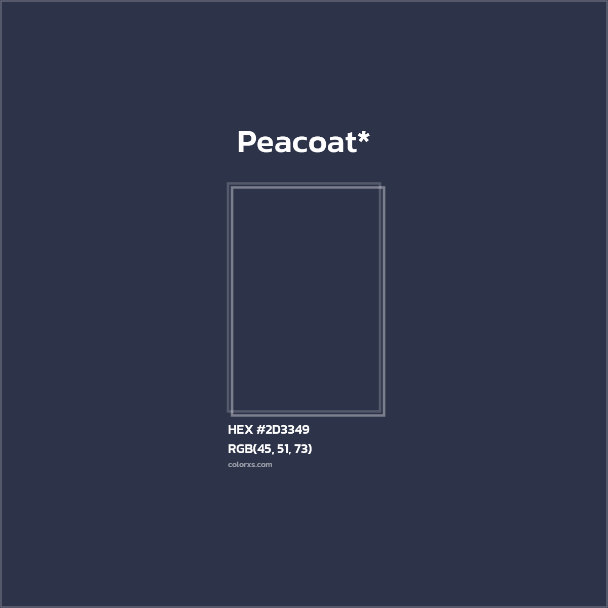 HEX #2D3349 Color Name, Color Code, Palettes, Similar Paints, Images