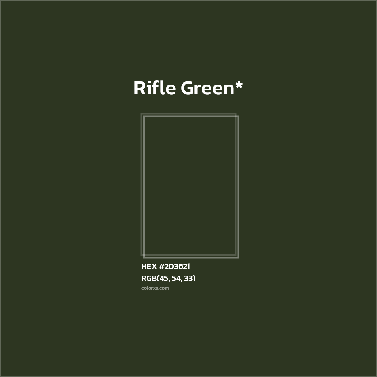 HEX #2D3621 Color Name, Color Code, Palettes, Similar Paints, Images