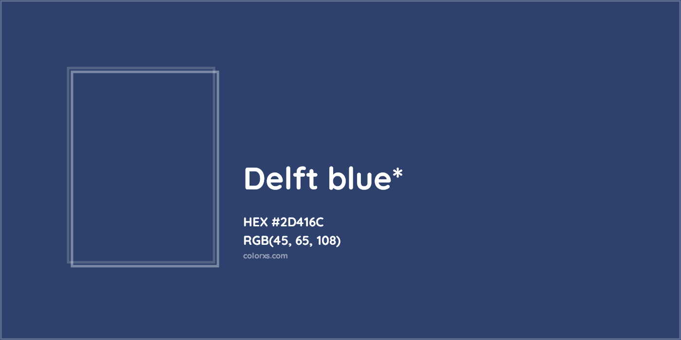 HEX #2D416C Color Name, Color Code, Palettes, Similar Paints, Images