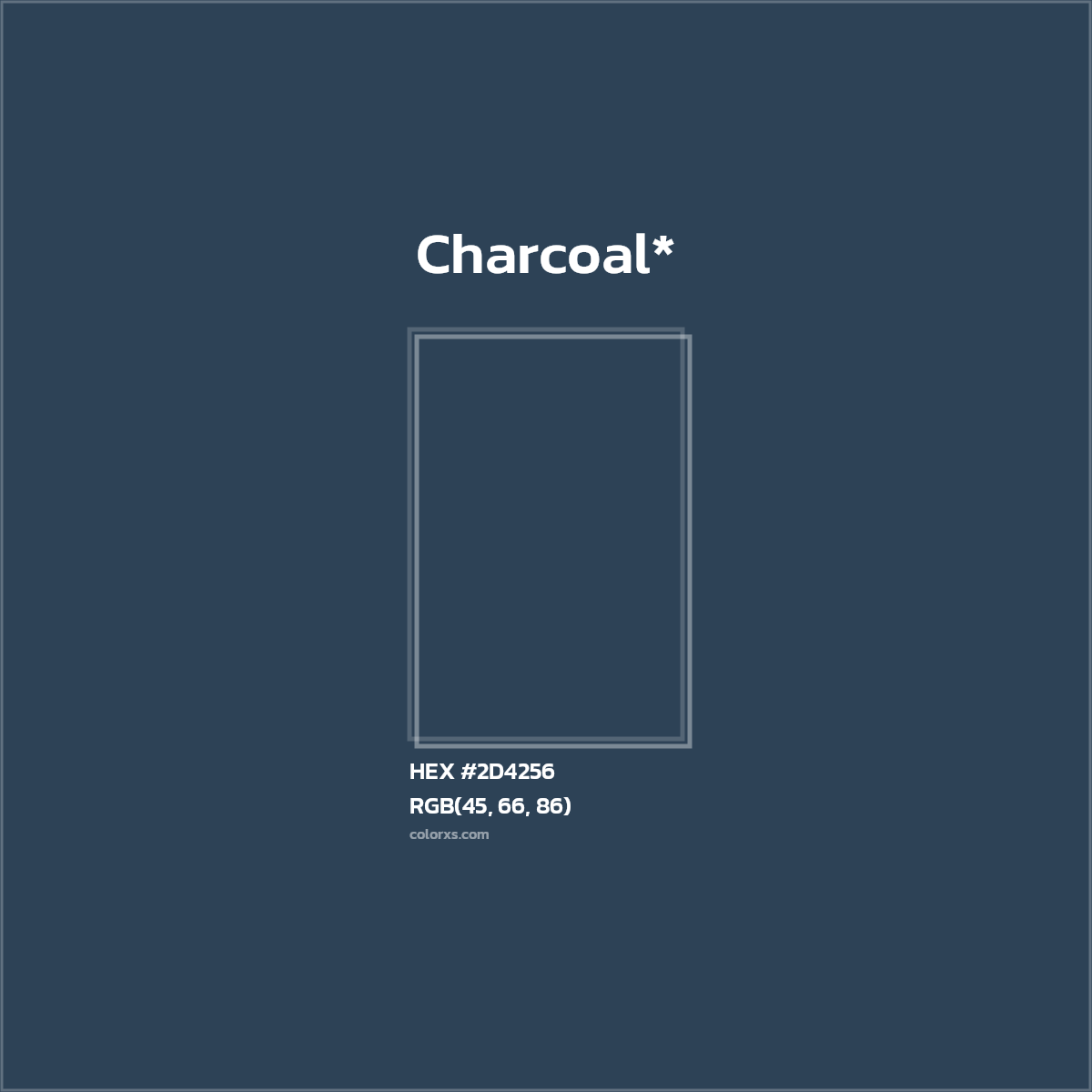HEX #2D4256 Color Name, Color Code, Palettes, Similar Paints, Images