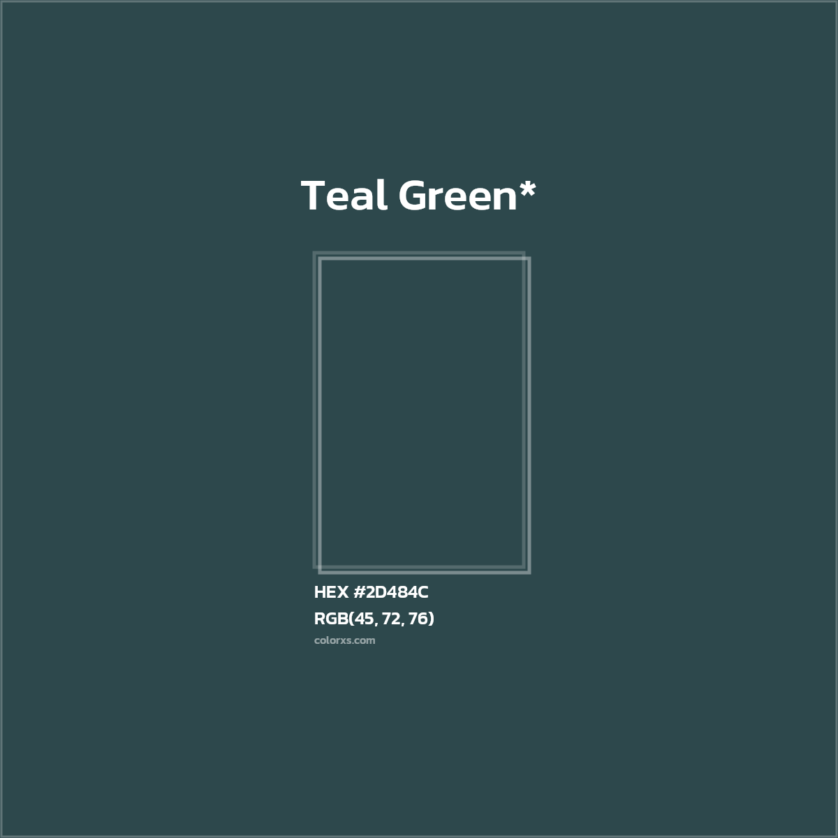 HEX #2D484C Color Name, Color Code, Palettes, Similar Paints, Images
