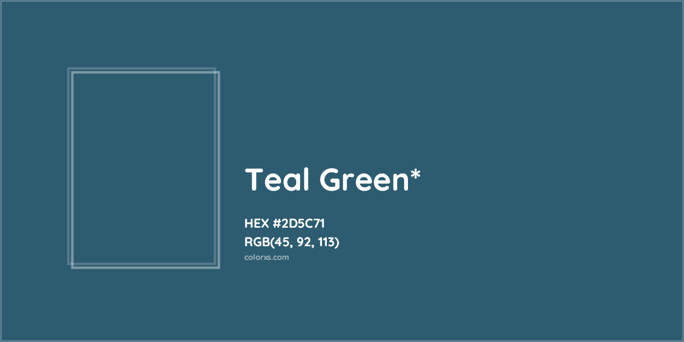 HEX #2D5C71 Color Name, Color Code, Palettes, Similar Paints, Images