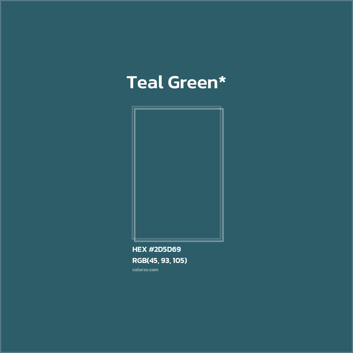 HEX #2D5D69 Color Name, Color Code, Palettes, Similar Paints, Images