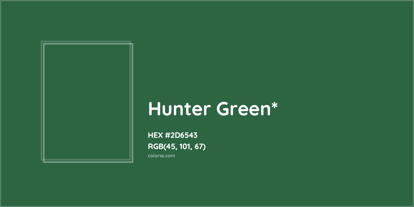 HEX #2D6543 Color Name, Color Code, Palettes, Similar Paints, Images