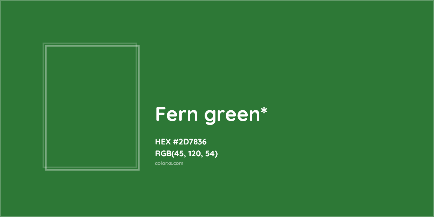HEX #2D7836 Color Name, Color Code, Palettes, Similar Paints, Images