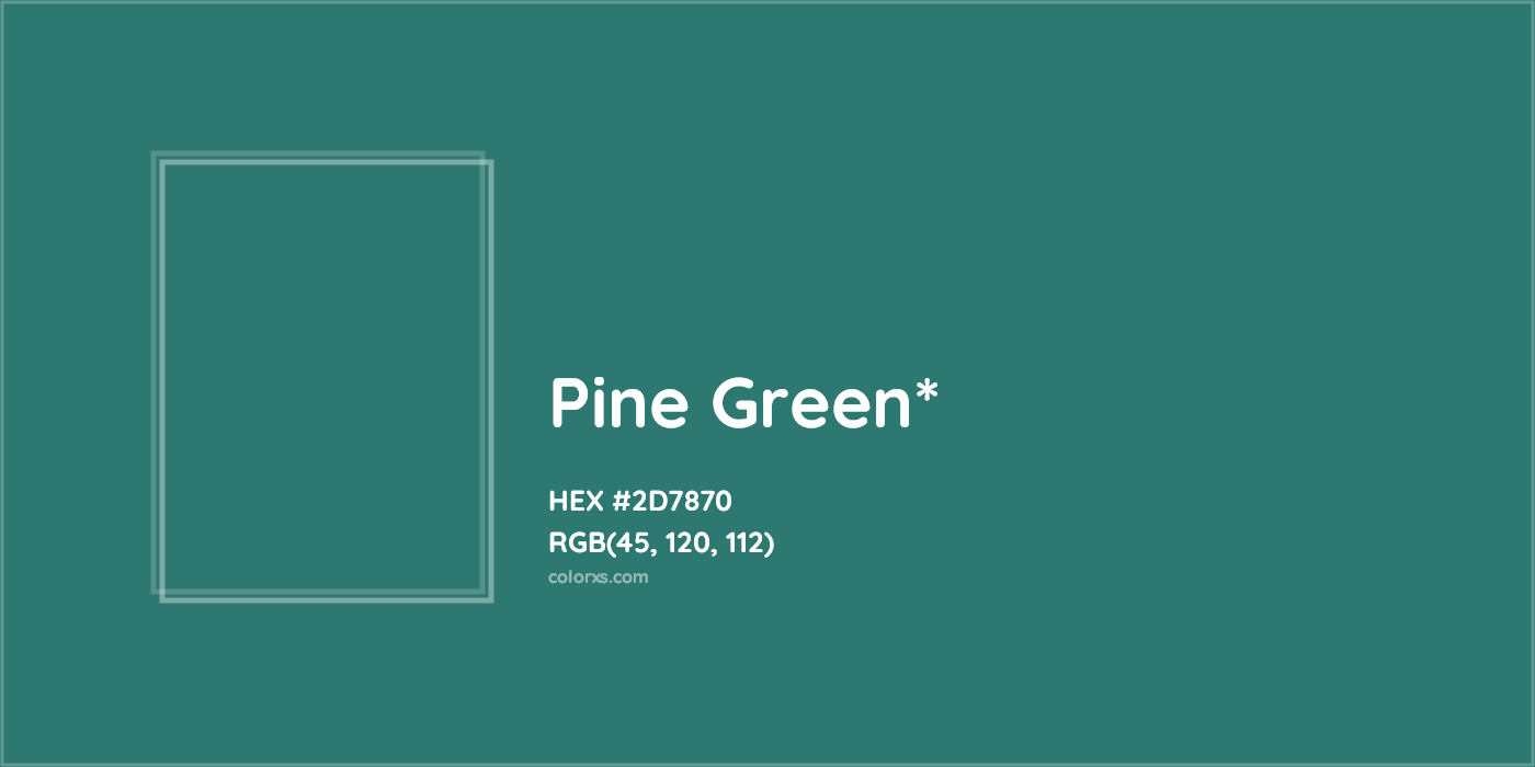HEX #2D7870 Color Name, Color Code, Palettes, Similar Paints, Images