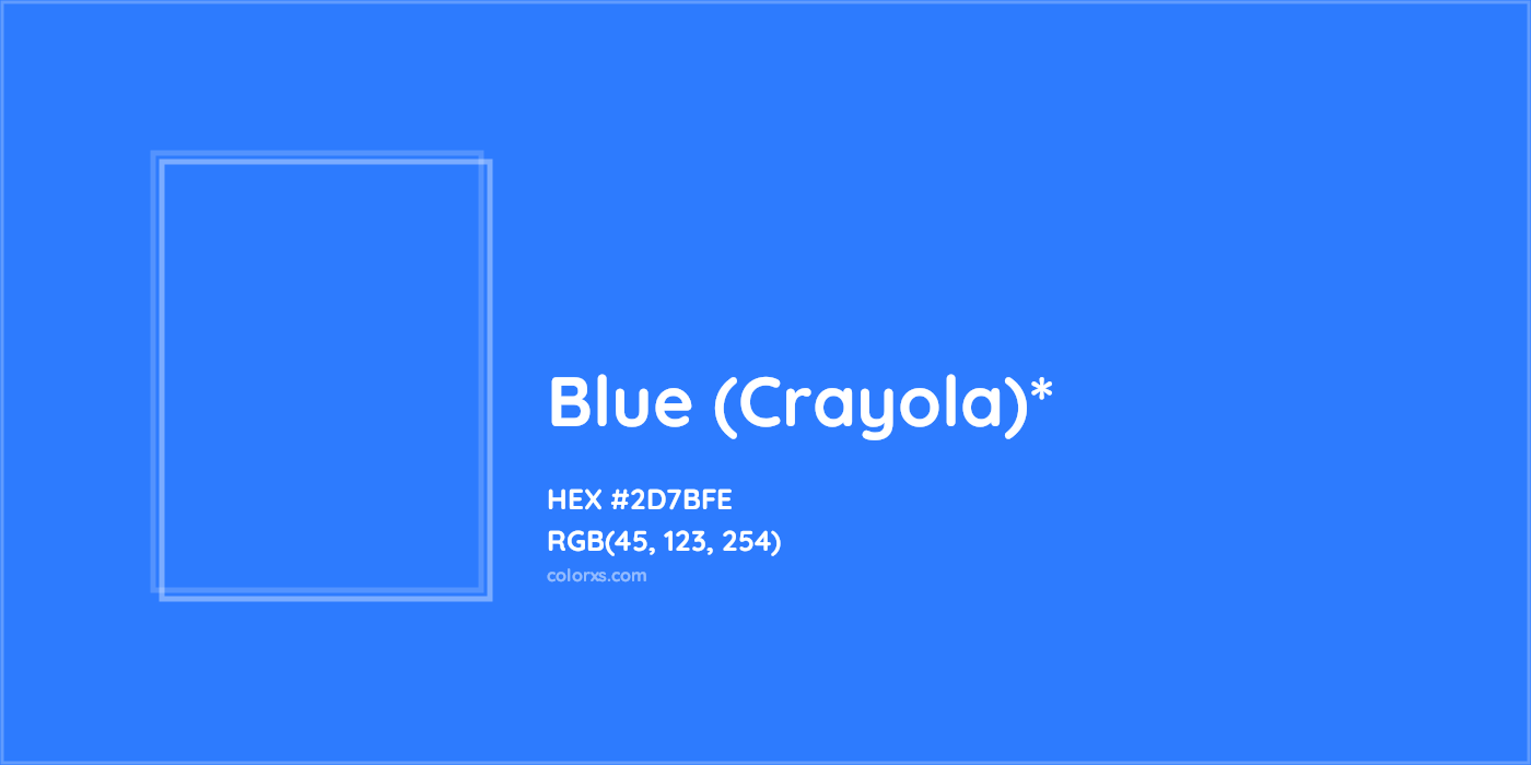 HEX #2D7BFE Color Name, Color Code, Palettes, Similar Paints, Images