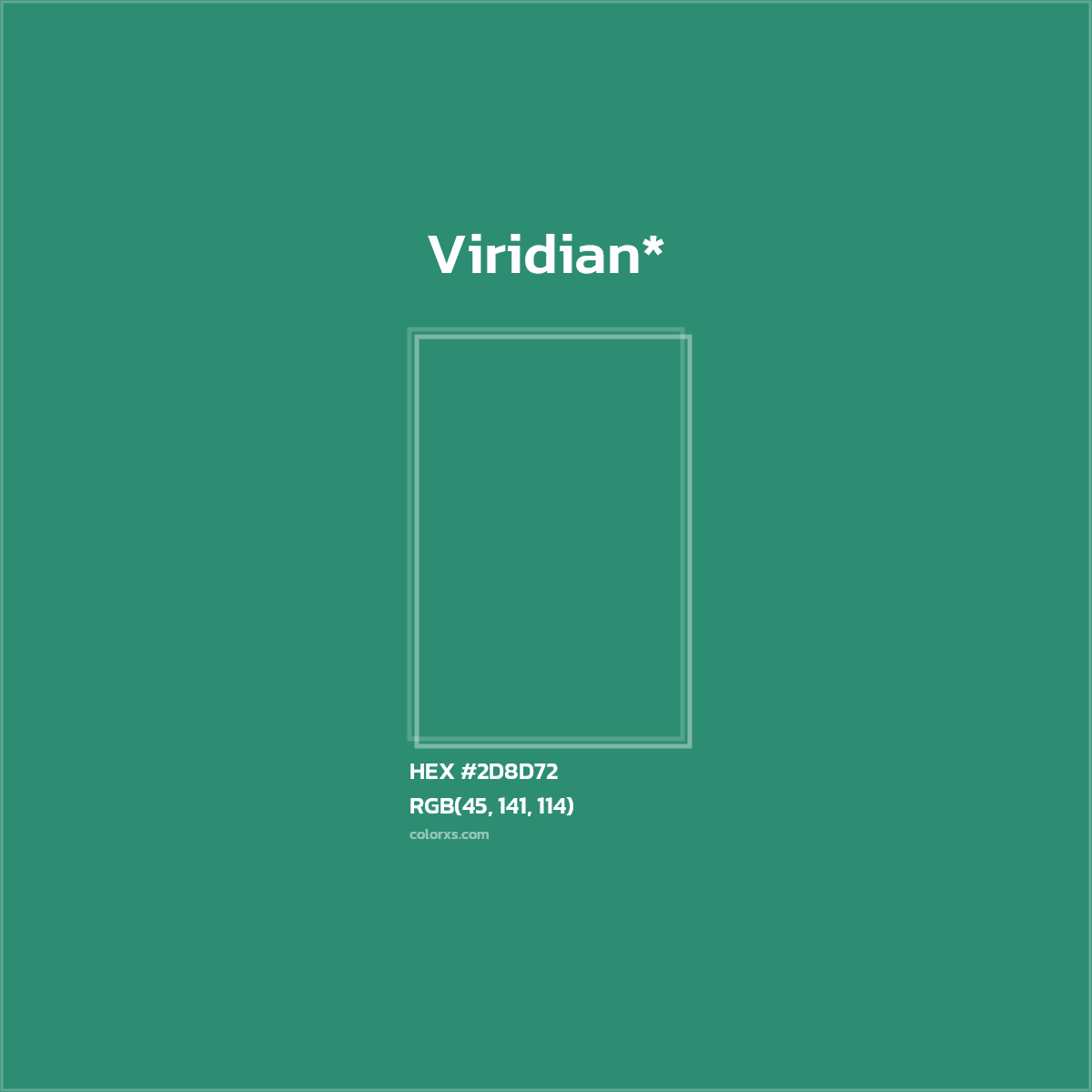 HEX #2D8D72 Color Name, Color Code, Palettes, Similar Paints, Images