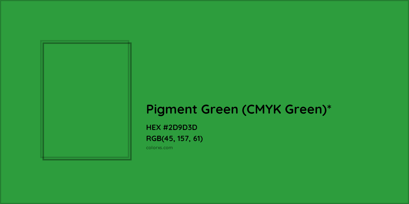HEX #2D9D3D Color Name, Color Code, Palettes, Similar Paints, Images