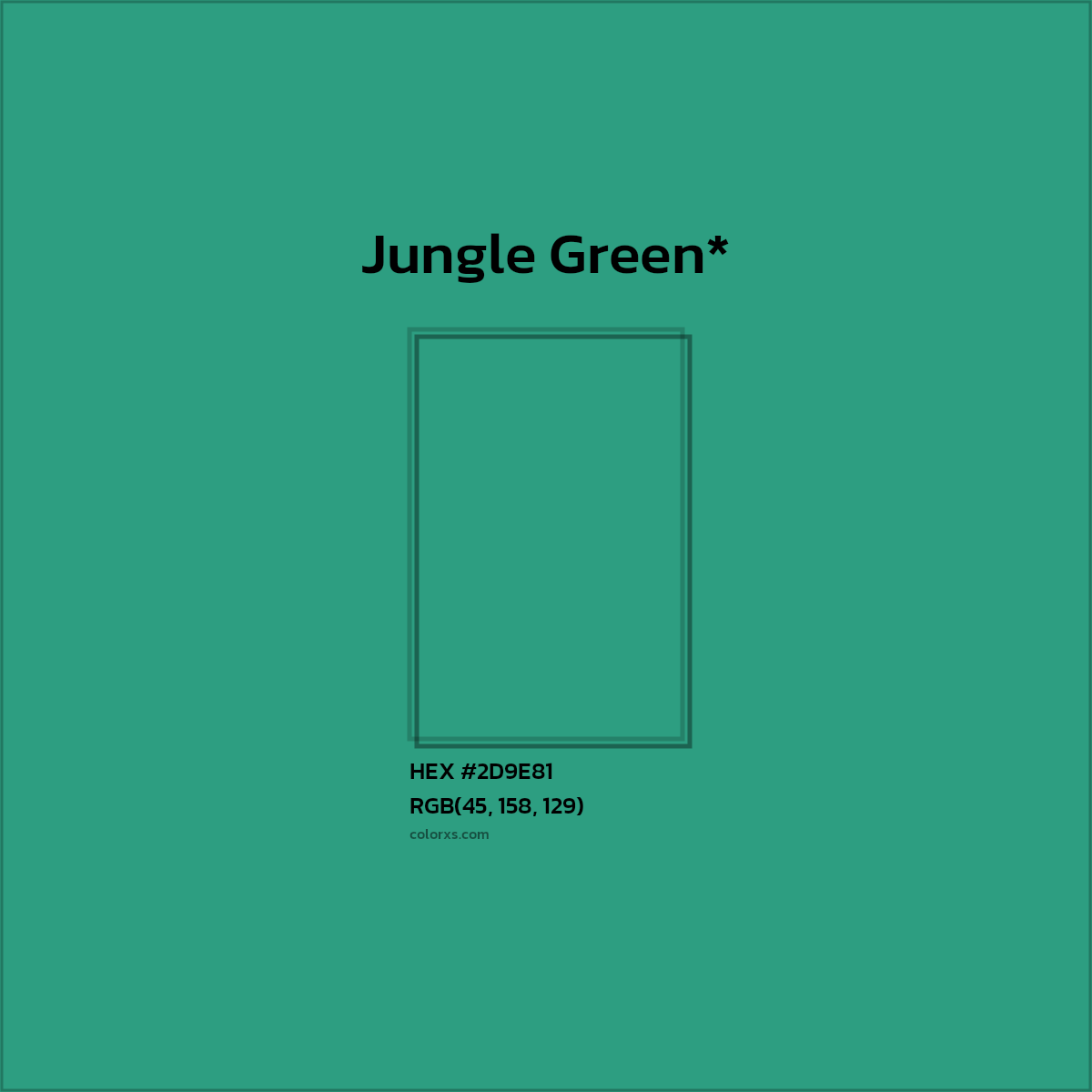 HEX #2D9E81 Color Name, Color Code, Palettes, Similar Paints, Images
