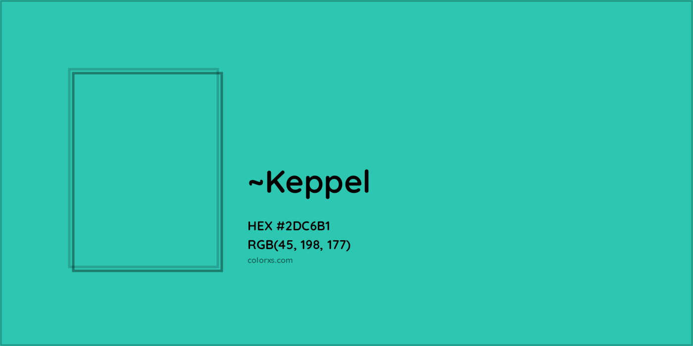 HEX #2DC6B1 Color Name, Color Code, Palettes, Similar Paints, Images