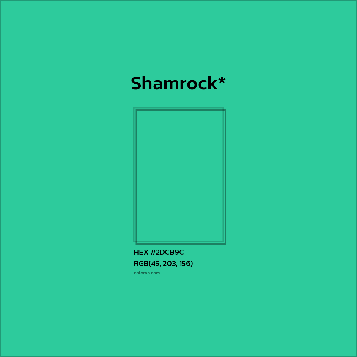 HEX #2DCB9C Color Name, Color Code, Palettes, Similar Paints, Images