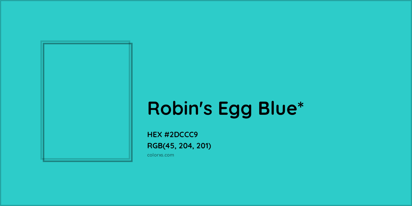 HEX #2DCCC9 Color Name, Color Code, Palettes, Similar Paints, Images