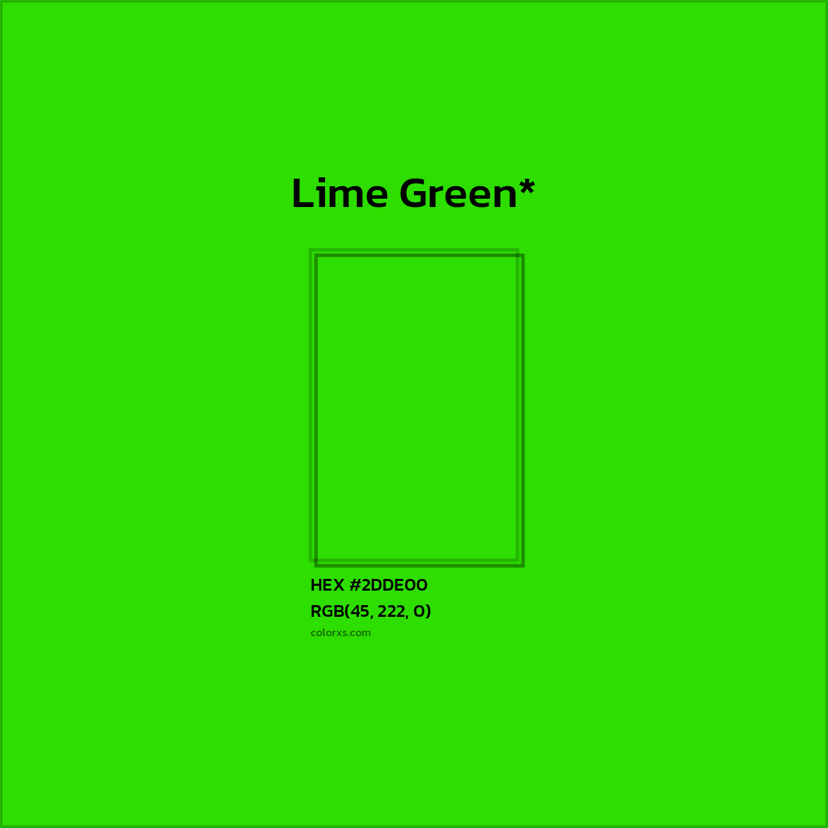 HEX #2DDE00 Color Name, Color Code, Palettes, Similar Paints, Images