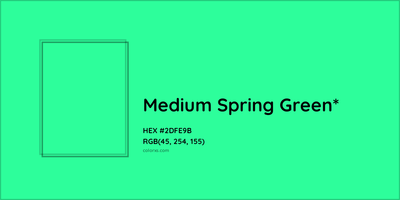 HEX #2DFE9B Color Name, Color Code, Palettes, Similar Paints, Images