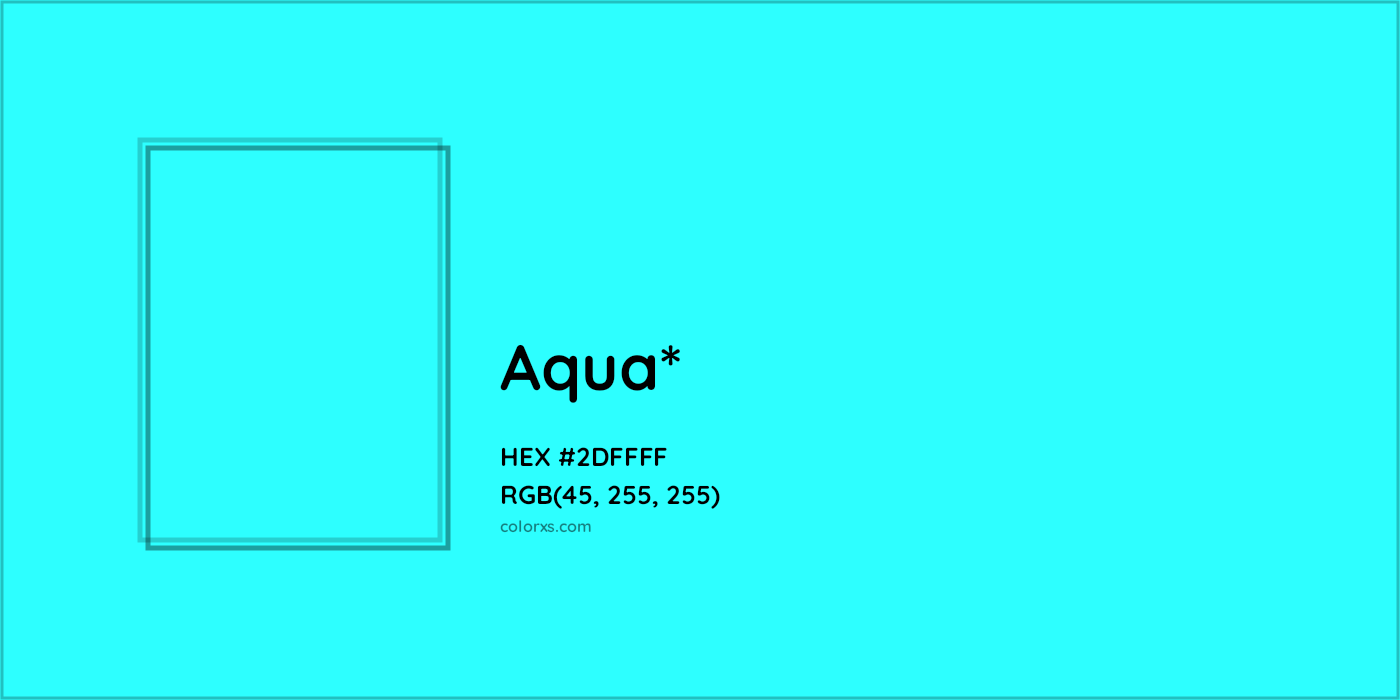 HEX #2DFFFF Color Name, Color Code, Palettes, Similar Paints, Images