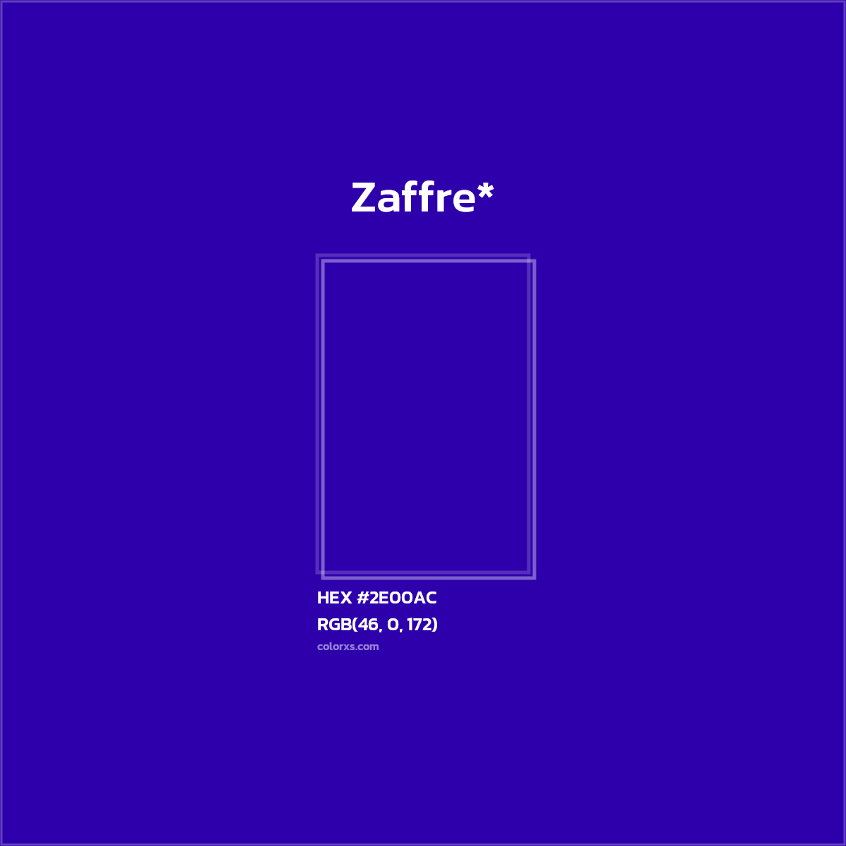 HEX #2E00AC Color Name, Color Code, Palettes, Similar Paints, Images